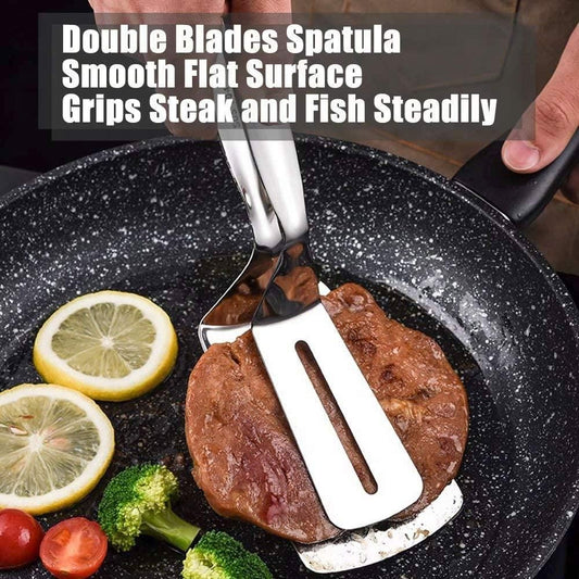 Serving Double Clip Kitchen Tong